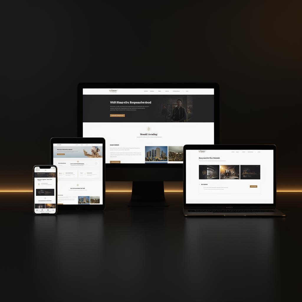 Responsive website design across mobile, tablet, and desktop devices